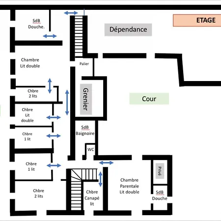 Logis Vendeen, 40 Min De La 펜션 *